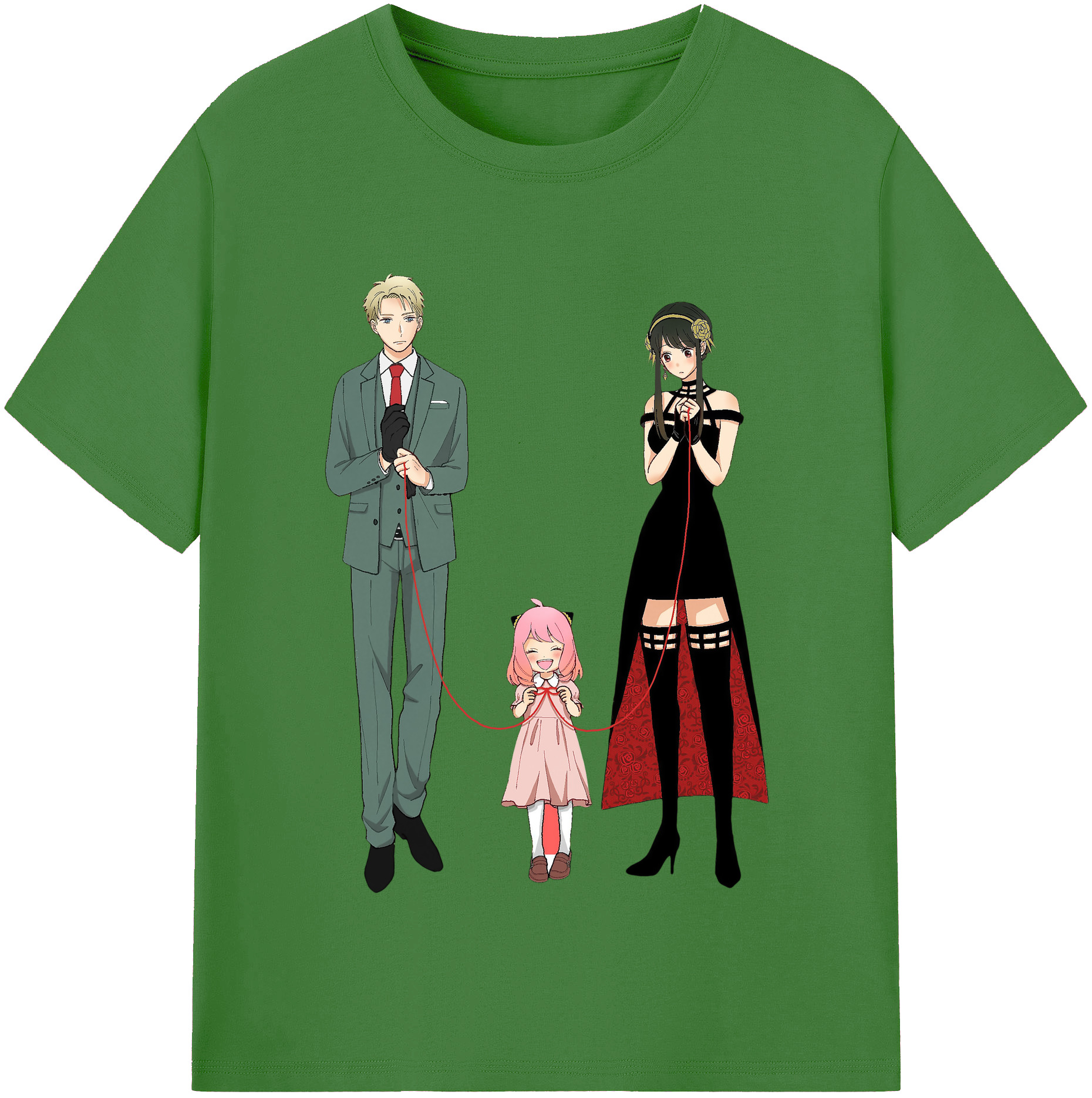 （画像用） SPY×FAMILY间谍家家酒 レディースカジュアルプリントTシャツ（綿100％）